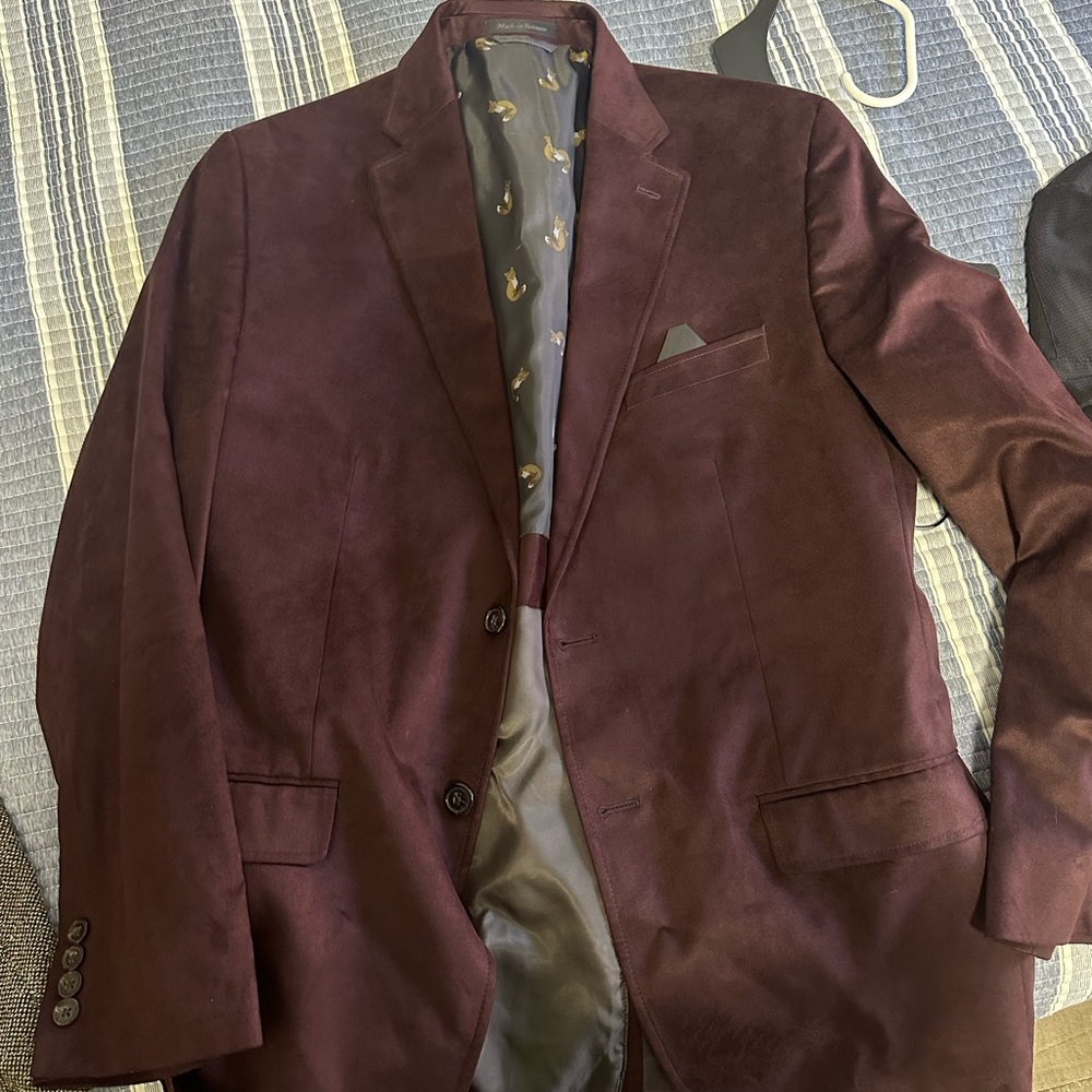 Ralph Lauren Deep Burgundy Blazer
